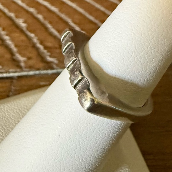 RARE! Vintage Lisa Jenks Sterling Silver Stackable Ring - Size 5.75 - Picture 2 of 4